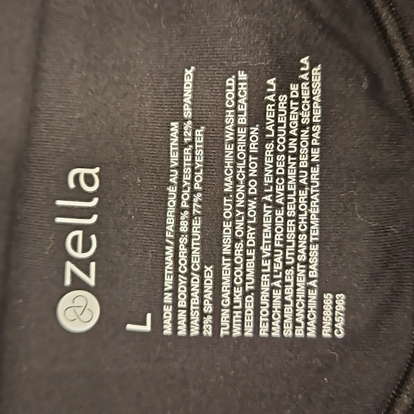 💕ZELLA💕 Live In Maternity Crop Leggings ~ Black Large L NWT - Picture 14 of 15